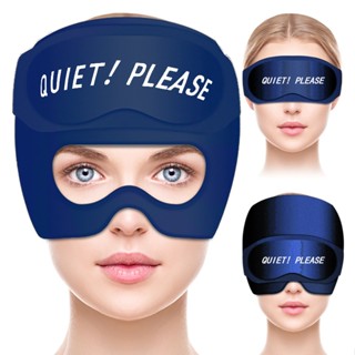 หมวกบรรเทาอาการปวดหัว 2in1ไมเกรนหมวก หน้ากากปิดตา  บรรเทาอาก…