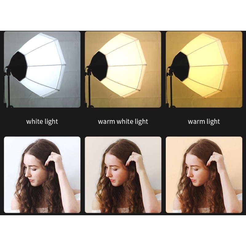 50*70cm 300w ไฟสตูดิโอ สตูดิโอถ่ายภาพ ไฟถ่ายสินค้า E27 LED Light Softbox ไฟถ่ายรูป ไฟไลฟ์สด ไฟต่อเนื่อง ฉากถ่ายรูป ไฟ