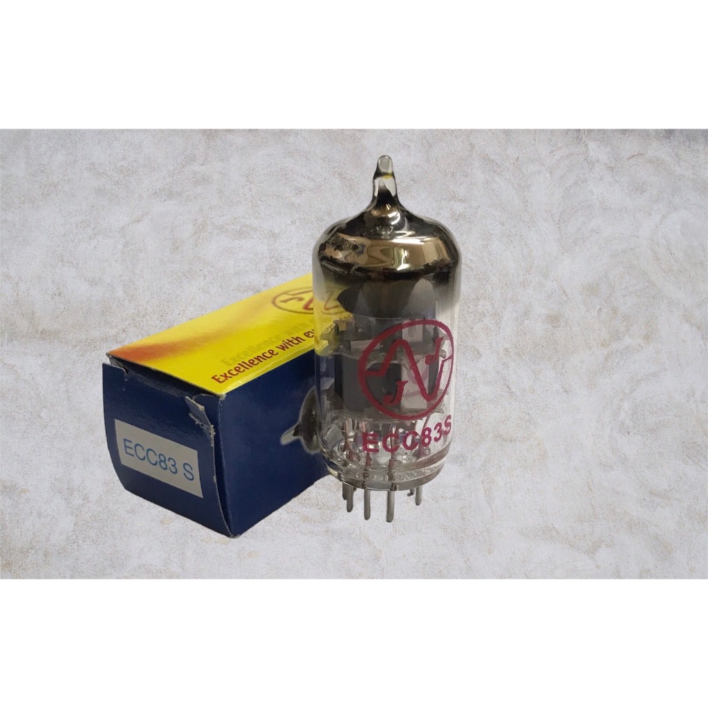 หลอดเครื่องเสียง ECC83S/12AX7 ยี่ห้อ JJ Short Plate