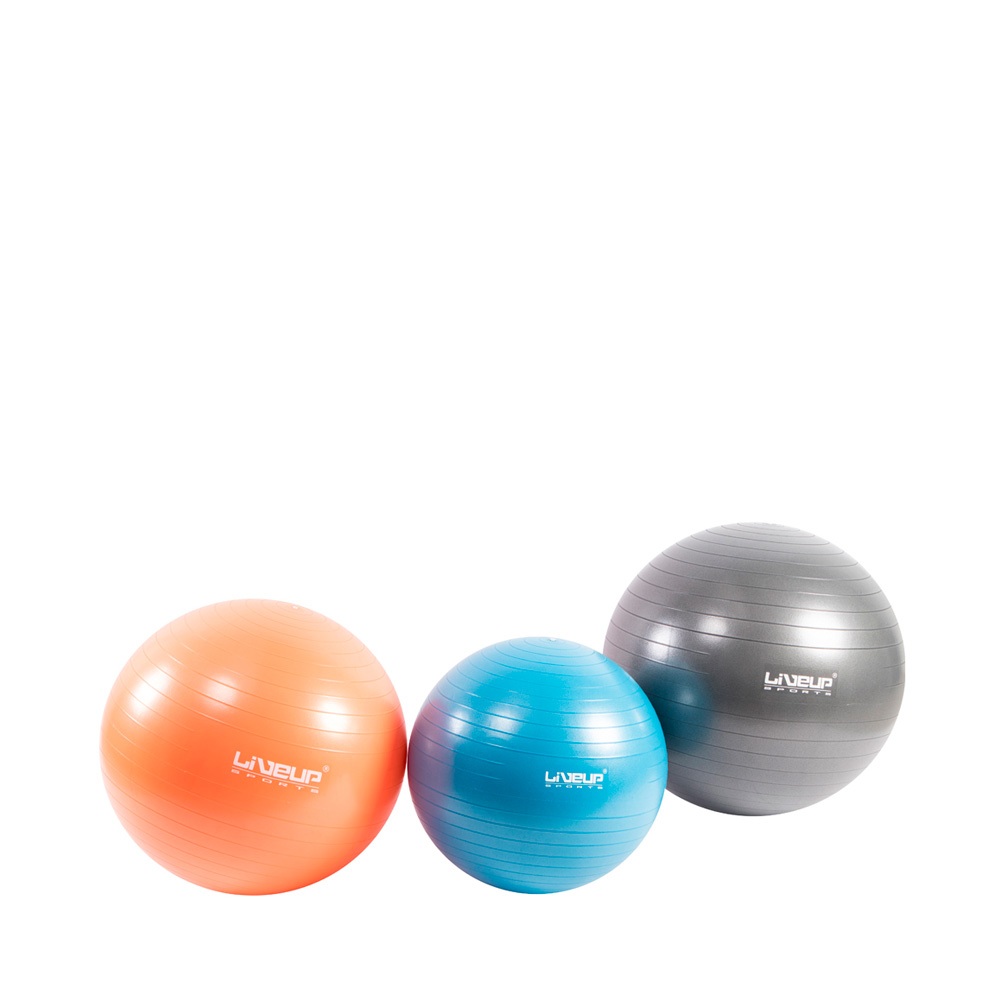 [ขนาด 55/66/75 ซม] FBT x LIVEUP บอลบริหาร ลูกบอลโยคะ พิลาทิส ฟิตเนส Gym Ball ANTI-BURST รหัส  67371/
