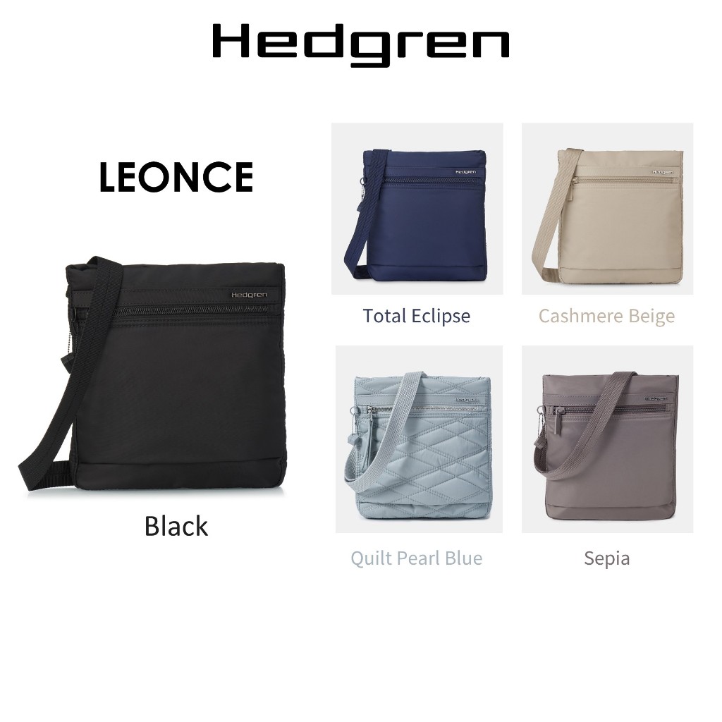 HEDGREN Leonce Crossover | RFID Protection Crossover Bag (HIC430) กระเป๋าสะพายข้าง ผู้หญิง RFID ป้อง