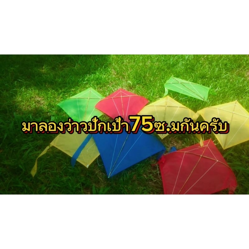 ว่าวปักเป้าความสูง75ซ.มตัวใหญ่ขึ้นจริงเทสก่อนส่งทุกตัว