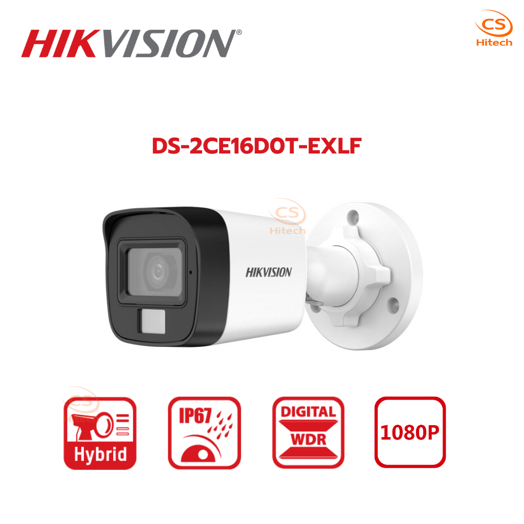 กล้องวงจรปิด Hikvision รุ่น DS-2CE16D0T-EXLF