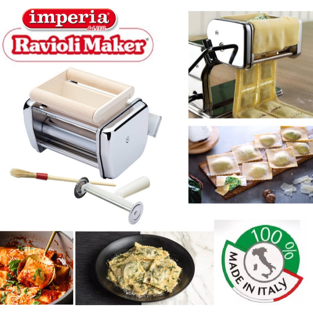 IMPERIA Pasta Ravioli แม่พิมพ์ราวีโอลี่ Pasta machine อุปกรณ์ทำราวิโอลี่ รุ่น 410 Pasta Maker สแตนเล