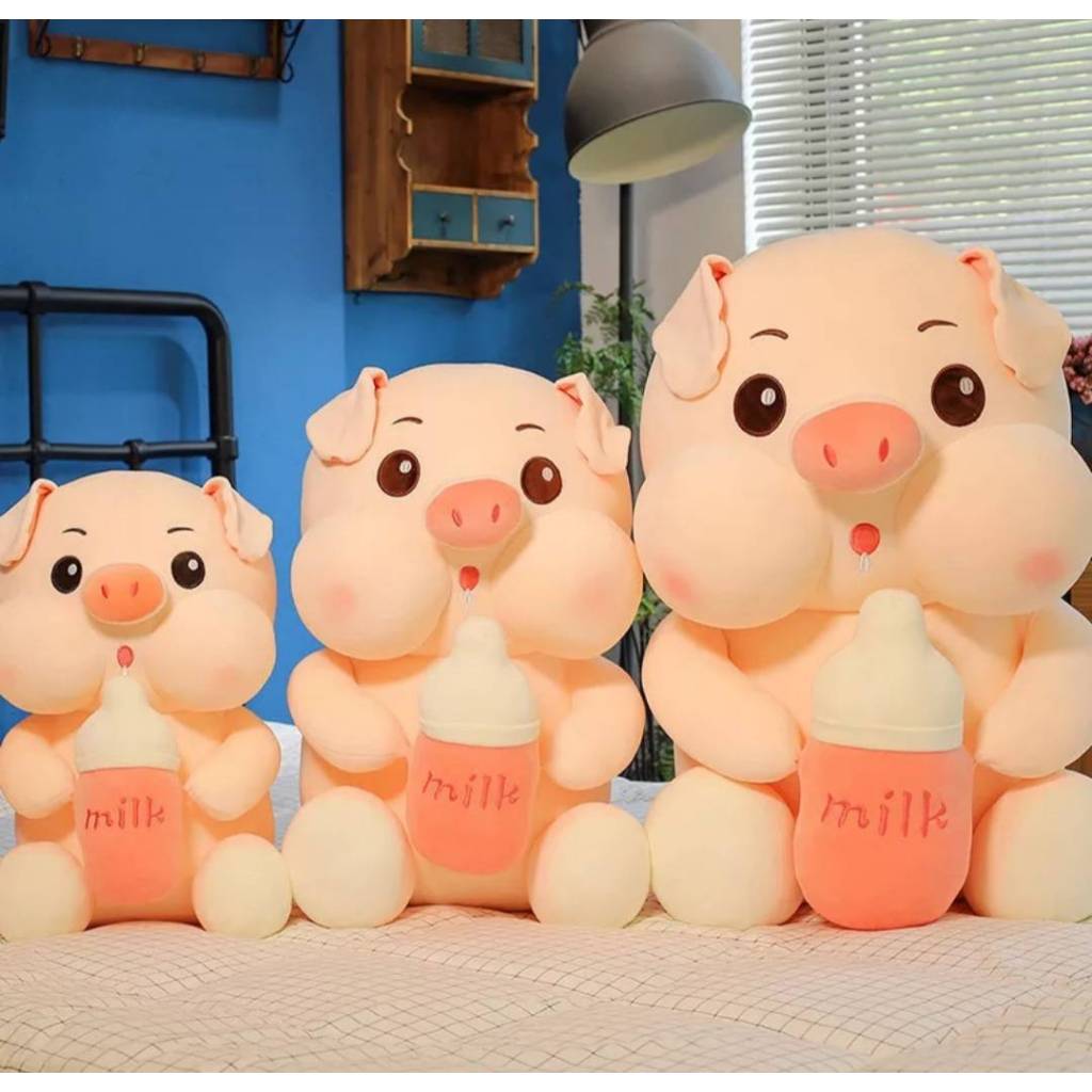 ตุ็กตาหมู ขนาด 35cm,45cm,55cm,70cm,80cm น่ารัก นุ่มมาก เป็นของเล่นของขวันให้คนรักนื่องในโอกาศ หรือ วันพิเศษต่างๆ
