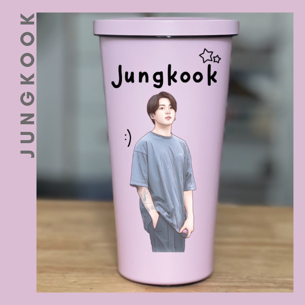 JD0. แก้วสกรีน UV รูปวาด Jung kook : Jungkook : จองกุก