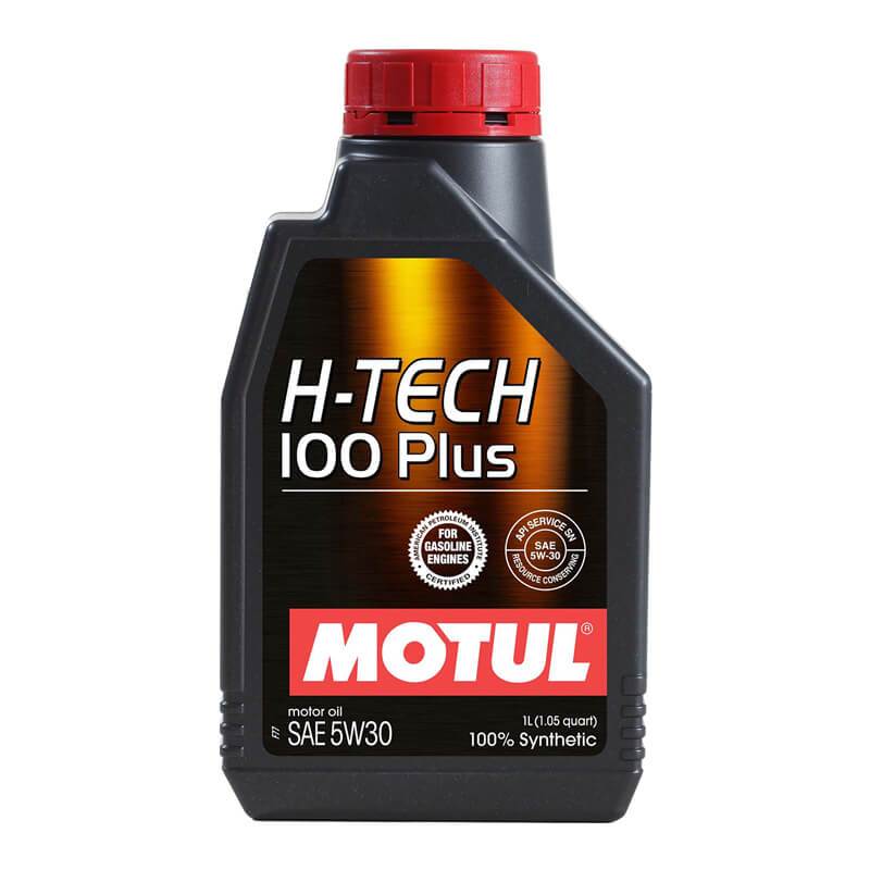 Motul ของแท้ * H-Tech 100 Plus 100% synthetic 0W20 5W30 10W40 (1 ลิตร) โมตุล น้ำมันเครื่องสังเคราะห์