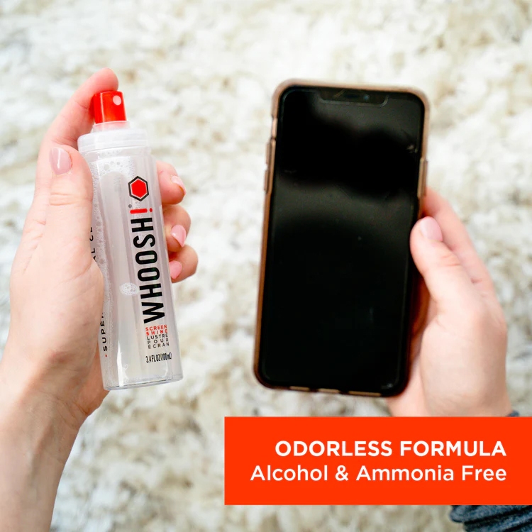 WHOOSH! SCREEN SHINE GO XL + ผ้าไมโครไฟเบอร์ น้ำยาทำความสะอาด มือถือ แท็บเล็ต หน้าจอ ของแท้ พร้อมส่ง