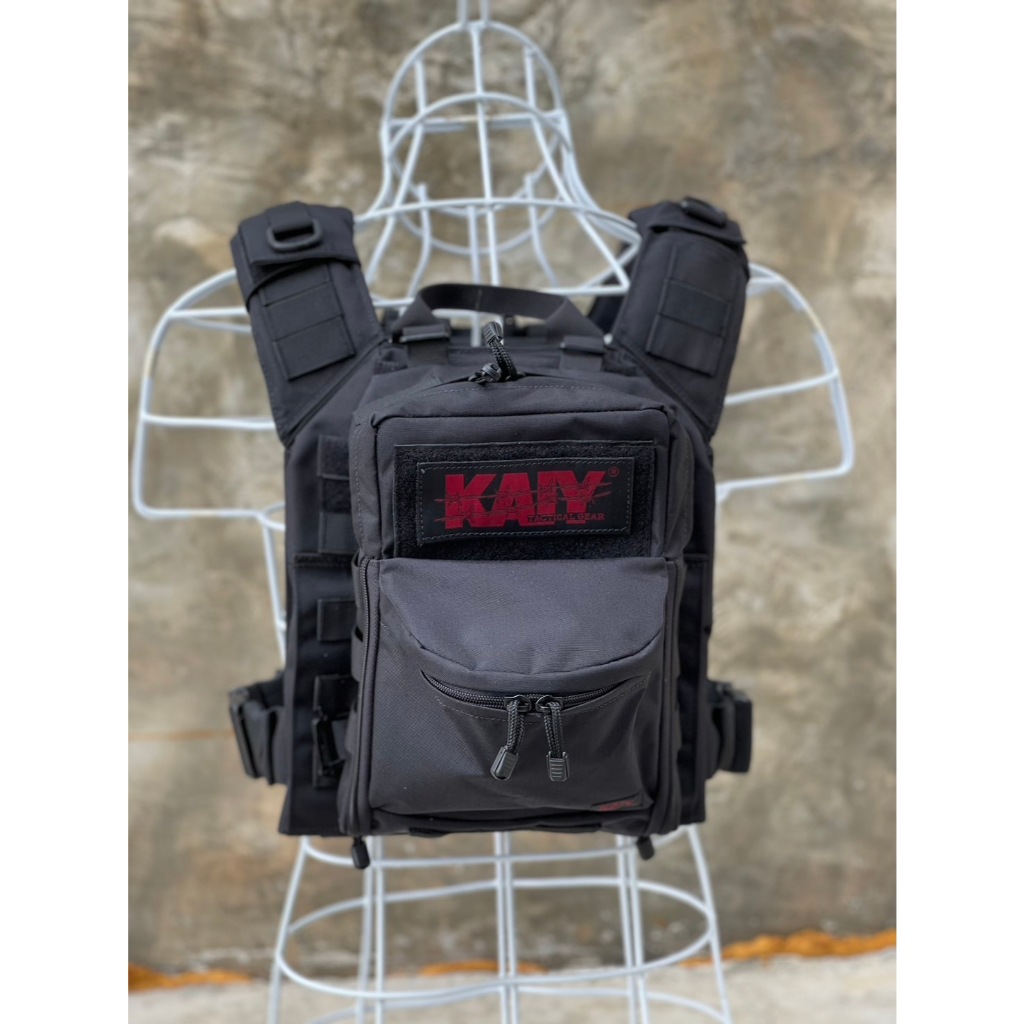 กระเป๋าเป้น้ำ No.5 KAIY ร้านค่าย กระเป๋าติดหลังเสื้อ Vest หรือสายโยงบ่า