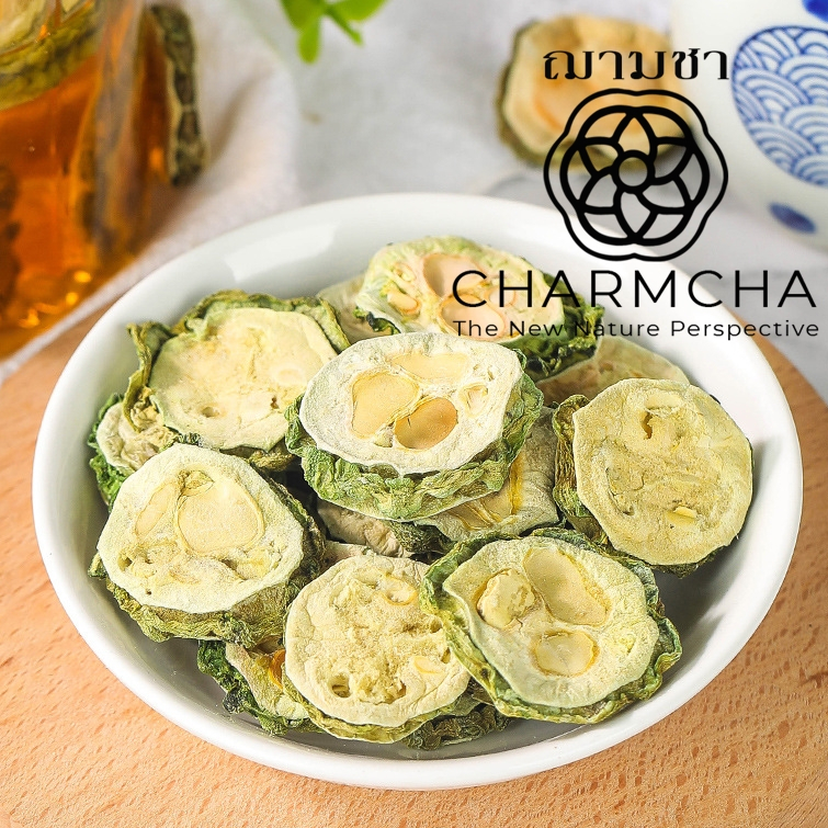 มะระอบแห้ง (Dried Bitter Gourd Tea) ชาสมุนไพร ชาดอกไม้ Charmcha ฌามชา - รูปที่ 7