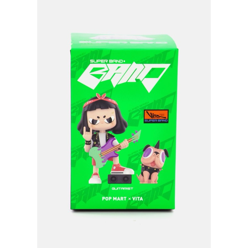 【ของแท้】POPMART Vita Super Band Series กล่องสุ่ม ฟิกเกอร์แอกชัน Rubberdoll กล่องเซอร์ไพรส์ ของเล่นเซอร์ไพรส์ สุ่ม