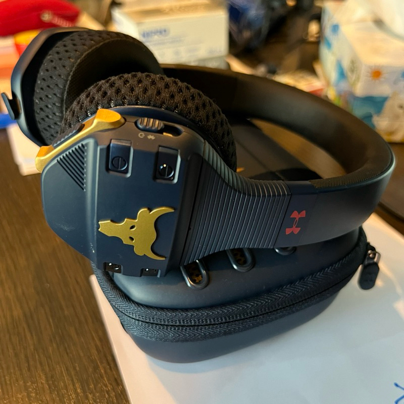 มือสอง JBL Under Armour Project Rock On-Ear Sport Headphones - Blue