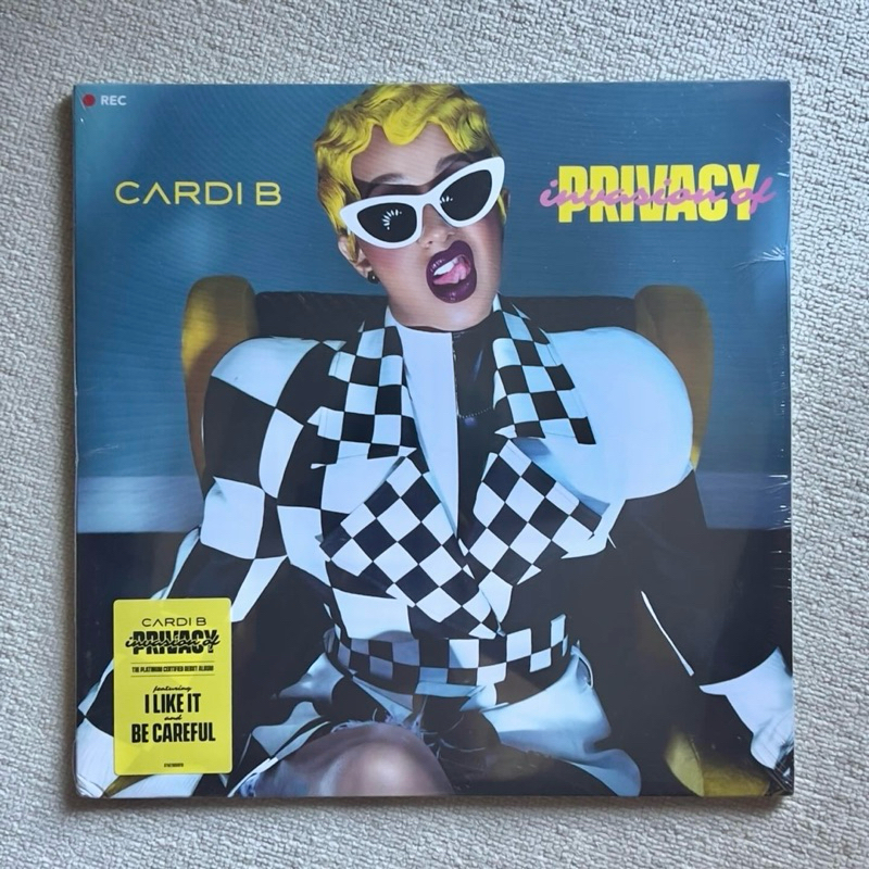 แผ่นเสียง Invasion of Privacy - Cardi B (Vinyl 2xLP) ⚫️⚫️