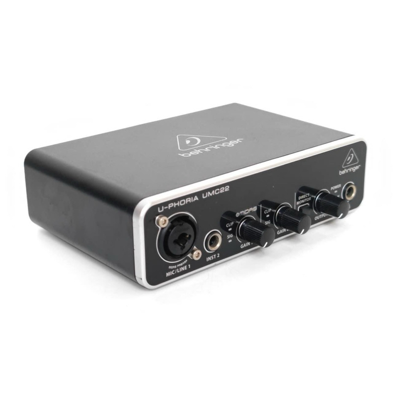 Audio Interface Behringer U-PHORIA UMC22 (มือสอง)