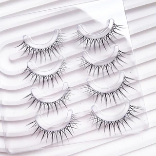 ขนตาปลอม รุ่น BERNICA ขนตาปลอม 3D ความยาว 11 mm. ยาวนุ่ม ไม่แข็ง เป็นธรรมชาติ ขนตาปลอมแกนเอ็นบางใส