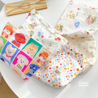 กระเป๋าผ้าใส่เครื่องสำอางลายน่ารัก🍒(CB09)