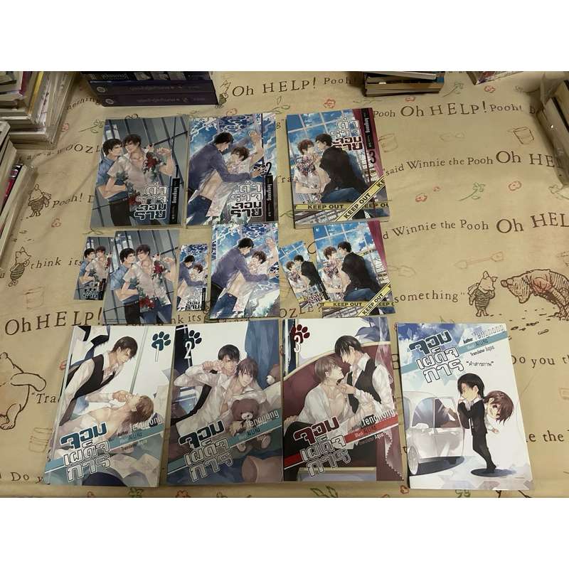 เหมานิยายวาย 6เล่ม1,200฿ ตำรวจจอมร้าย + จอมเผด็จการ นิยายวาย มือสอง นิยายY มือสอง Yaoi นิยายวายแปลจี