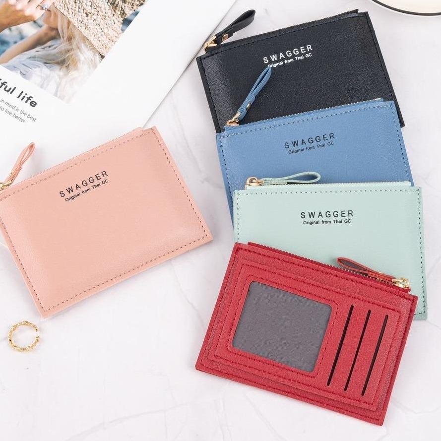 กระเป๋าใส่บัตรใบสั้น พกพาง่าย สีสันสดใส (GC-091)