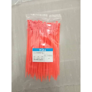 เคเบิ้ลไทร์ 6"（3.5*150mm )สายรัดพลาสติก cabletie มี6สี ถุงละ100เส้น