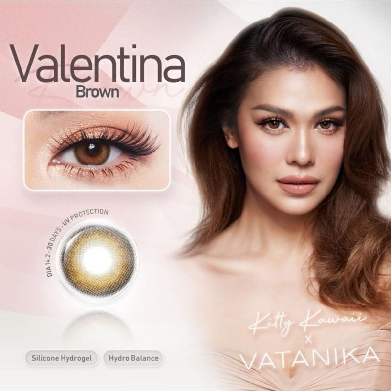 [ส่งไวนะสาจ๋า] Vatanika Lens สี Valentina Brown 🟤🍯 คอนแท็กเลนส์ คุณแพร วาทานิกา