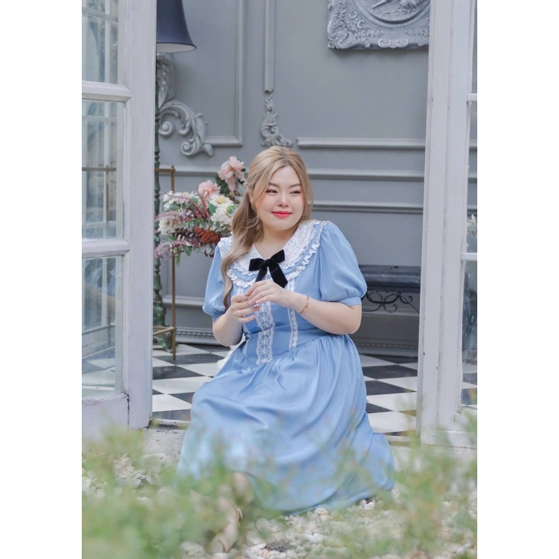 BBWshopเดรสฟ้าแขนตุ๊กตาเซล