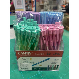 (USP)💢แถมตู้โชว์ปากกา💢 (แพ็ค120ด้าม) CAMRY ปากกาลูกลื่น + ชั…