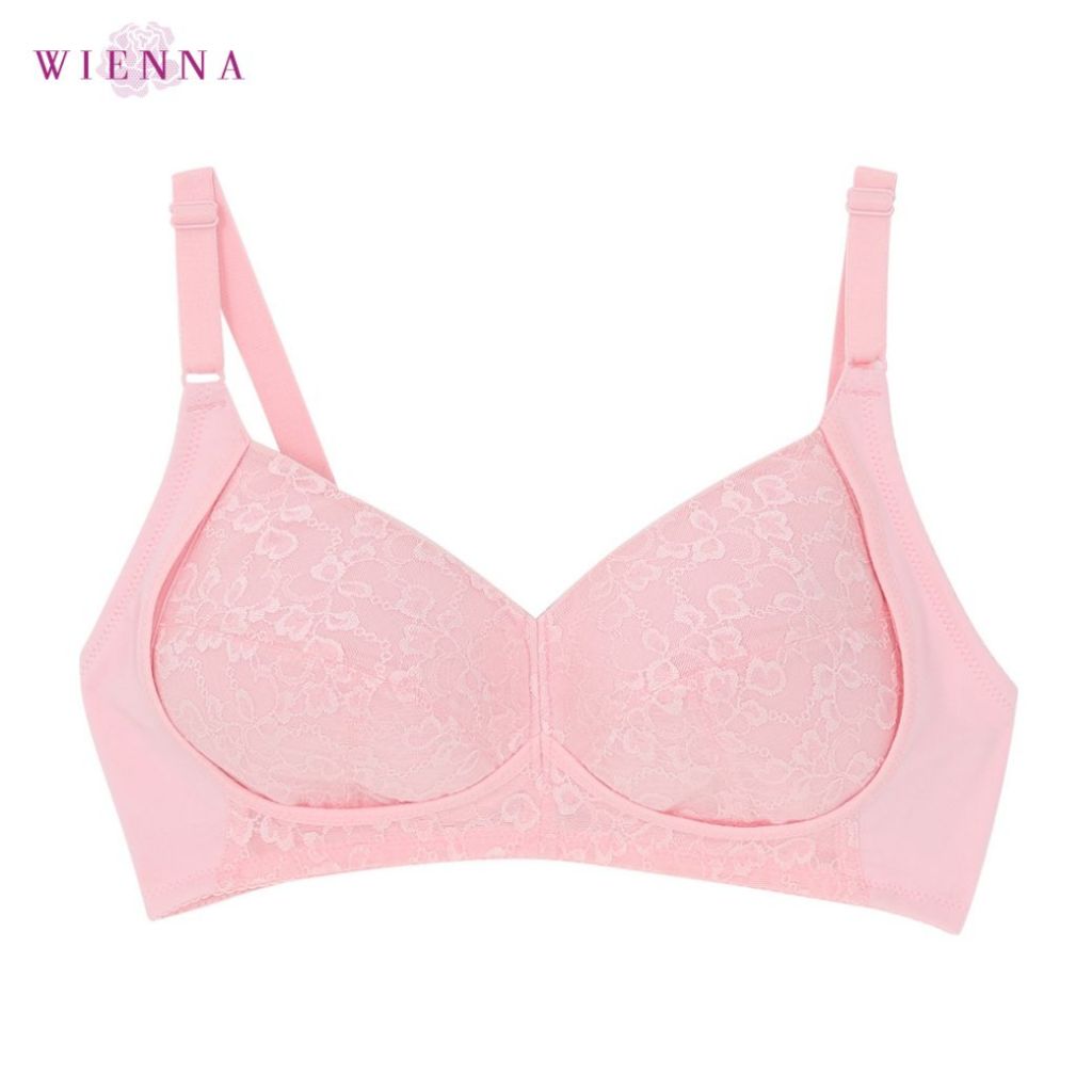 WIENNA  Bra 5 Beauty เสื้อชั้นใน  DB45114 ไร้โครง สีน้ำเงิน ชมพูอ่อน เขียวเข้ม ม่วงเข้ม เหลือง Tulip