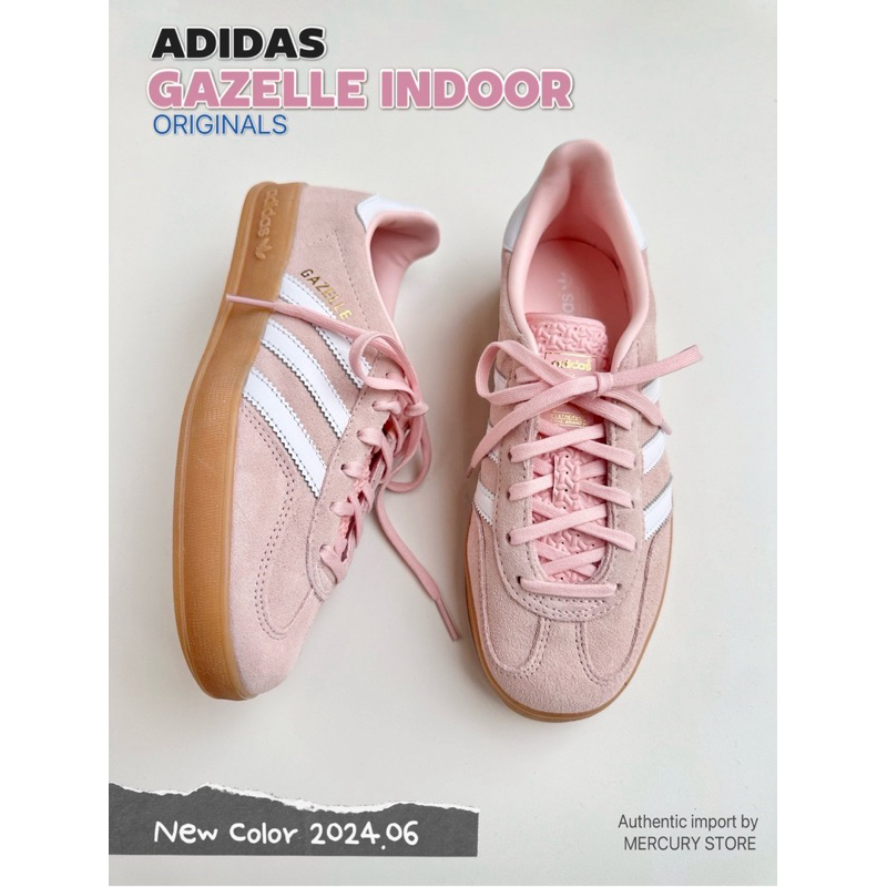 Adidas Original Gazelle Indoor _ IH5484🌸/IH5482🍞