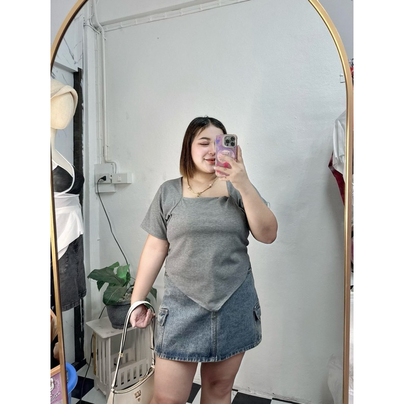 R91 เสื้อชายวี ผ้าร่อง พรางหุ่น (อก 36-48) - รูปที่ 4