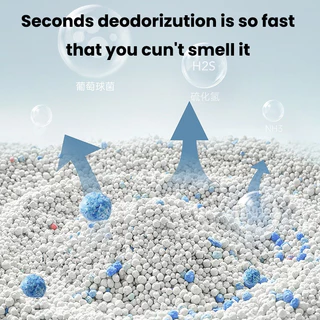 【CAT&DOG】ครอกแมวเบนโทไนท์ครอกแมวทรายแมว, ทรายแมวพองตัว, ห้องน้ำแมว, ดินเหนียวสะอาด, ถังขยะแมว ,มี 6 กลิ่น, ลาเวนเดอร์