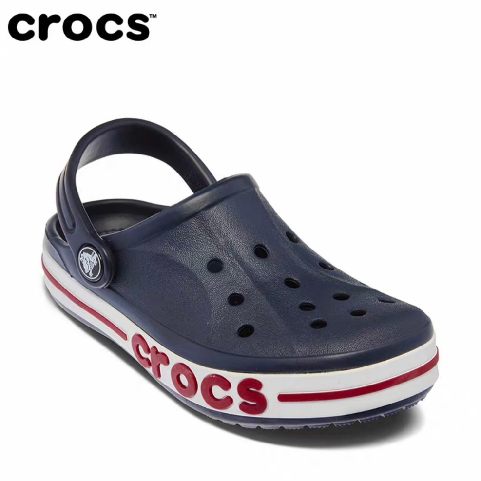 รองเท้าหัวโต crocs รองเท้าแตะผู้ชาย สินค้าเข้ามาใหม่2023 สีดำ สีกรม สีเทา สีขาว