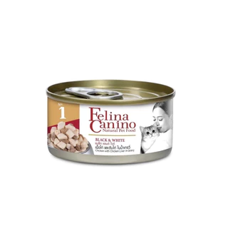 Felina Canino Single Protein อาหารเปียกแมว เนื้อเน้นๆ ไม่เติมเกลือ ขนาด 70 กรัม