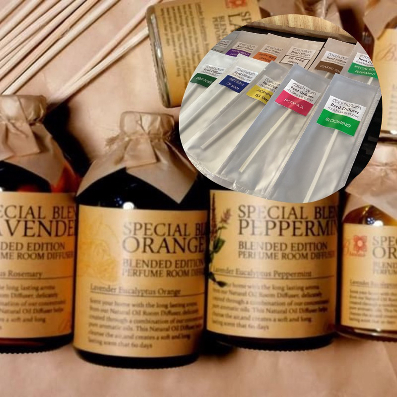 ตัวอย่างกลิ่น ก้านไม้หอมปรับอากาศ BRUTUS (Sample Reed Diffuser BRUTUS)