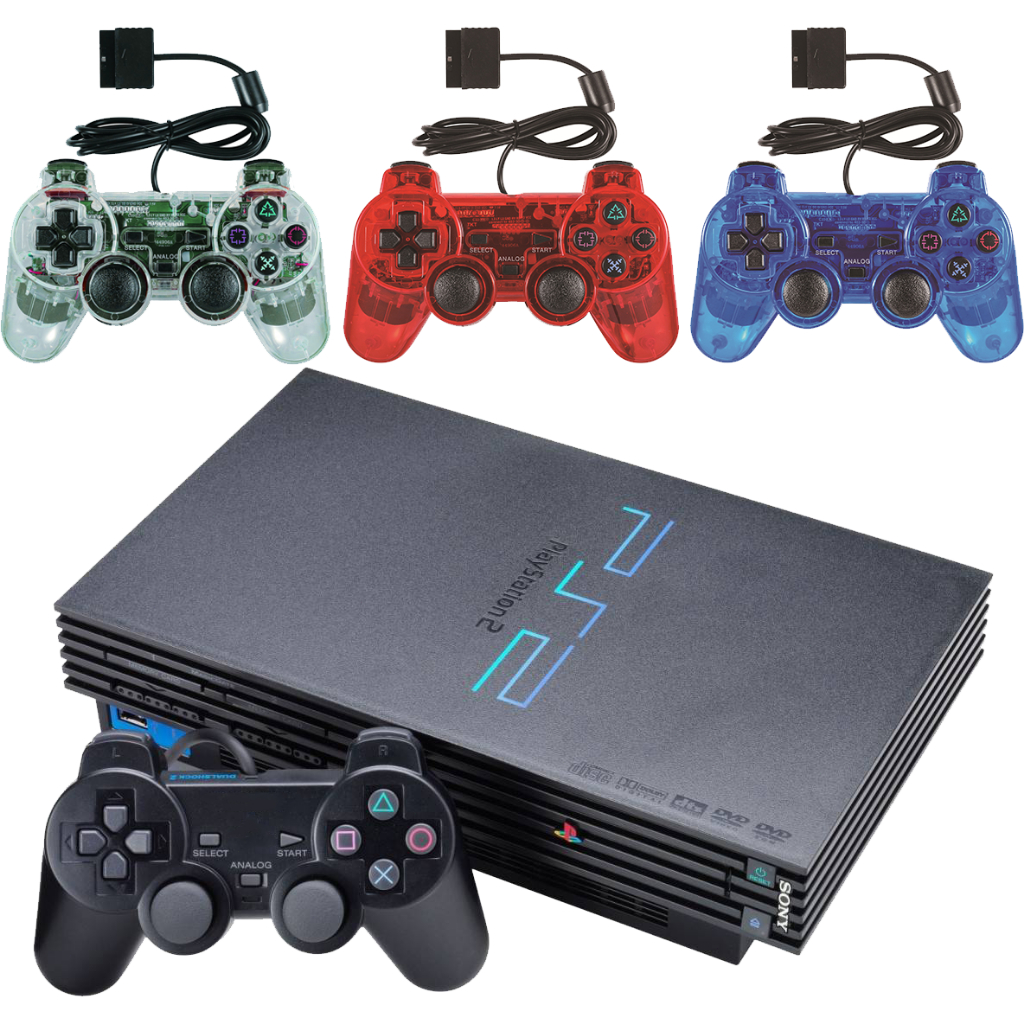 จอย PS2 หลายสีให้เลือก จอยเกมส์ ps2 มีสาย