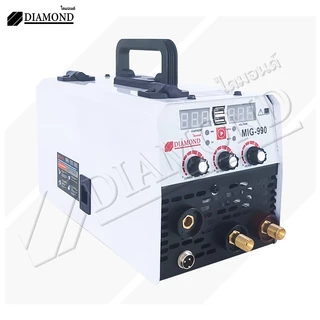 Diamond ตู้เชื่อม MIG ตู้เชื่อมไฟฟ้า 3 ระบบ รุ่น MIG/MMA/TIG มีหน้าจอแสดงกระแสไฟ เครื่องเชื่อม รุ่นไม่ใช้แก๊ส CO2