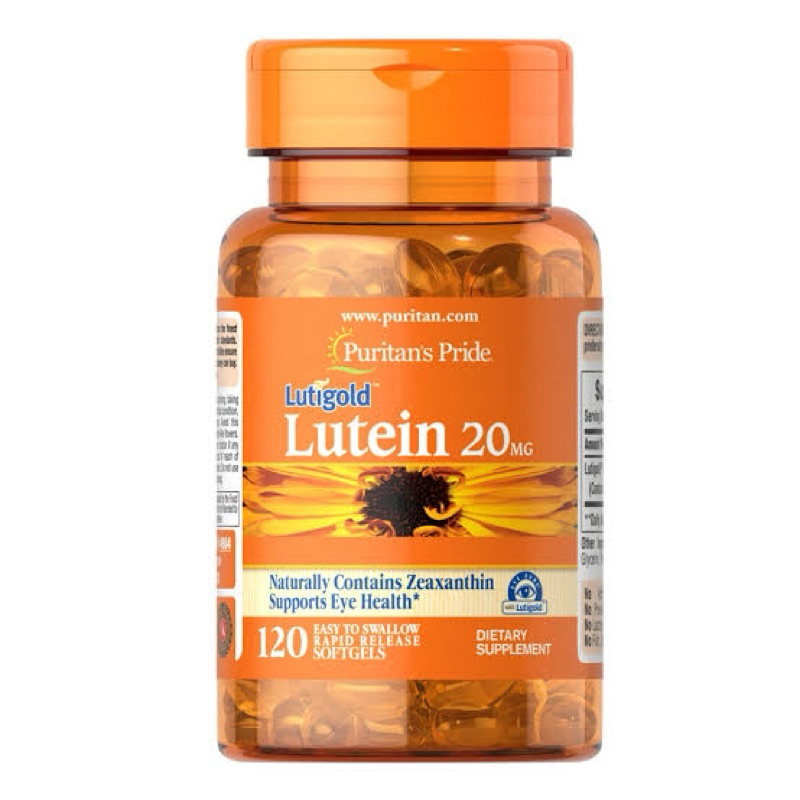 Puritan's Pride Lutein 20 mg with Zeaxanthin / 120 Softgels