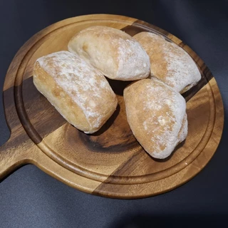 Artisanal Ciabatta Buns เชียบัตต้าบัน - 4 pcs per set (100g per pc) #25