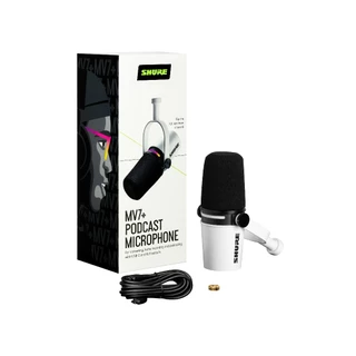 Shure MV7+ Podcast Microphone ไมโครโฟนสำหรับพอดแคสต์