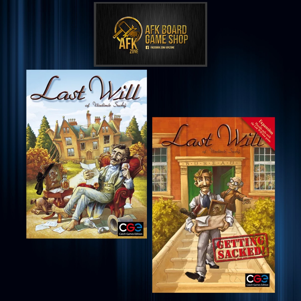 Last Will + Expansion ENG Edition - Board Game - บอร์ดเกม