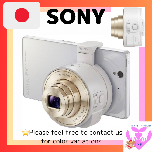 SONY Digita l Camera Cyber-shot Lens Style Camera QX10 White DSC-QX10-W direct from japan Used, genu