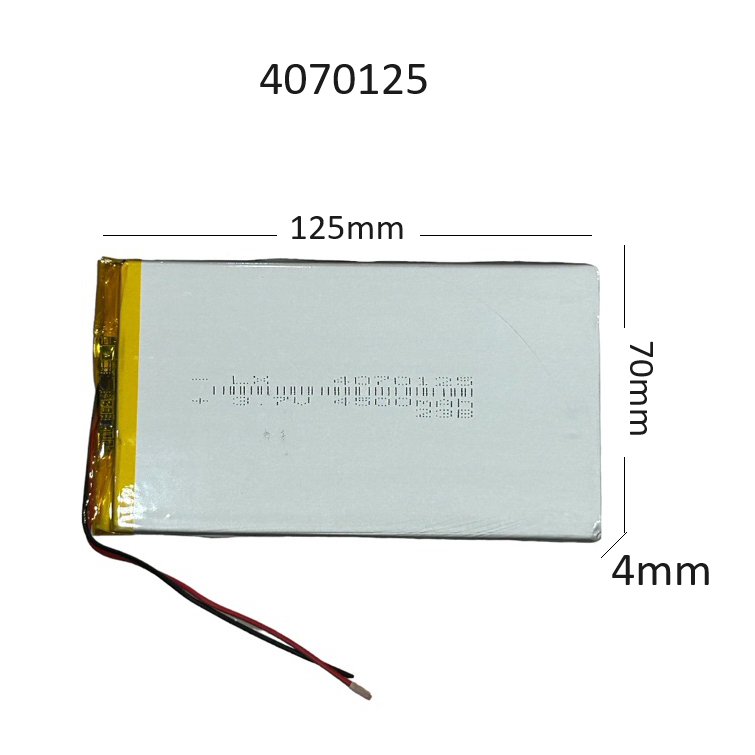 4070125 3970125 3.7v 4400mah แบตแทบเลตจีน แบบ 2 สาย