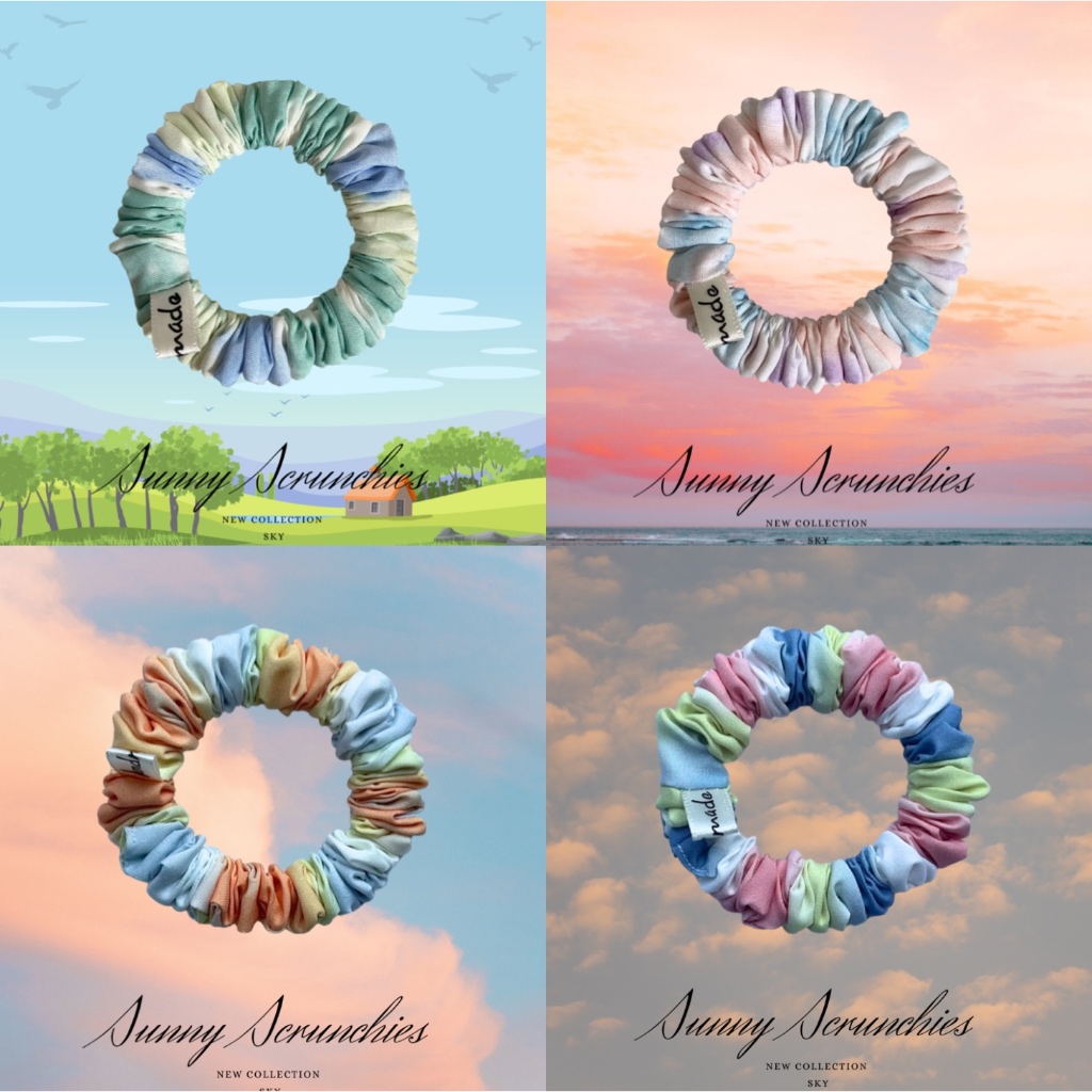 ยางรัดผม  Sunny Scrunchies.(Mini) Collection Sky