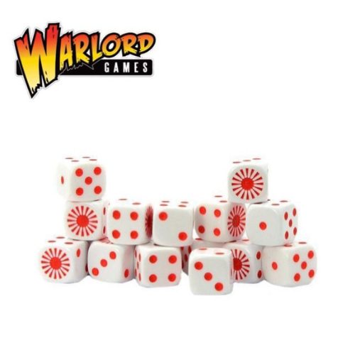 BOLT ACTION - Imperial Japanese Dice Set - WW2 Japan Warlord Games D6 pack