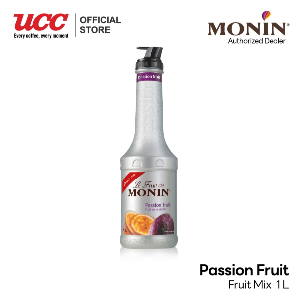 MONIN Passion Fruit Fruit Mix เสาวรสฟรุ๊ตมิกซ์ 1L.