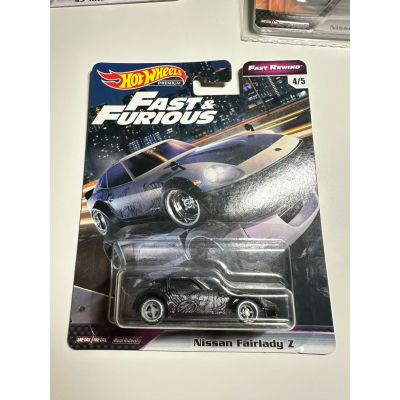 HOTWHEELS : Fast Furious Fast Rewind Nissan Fairlady Z ล้อยาง แพ็คพรีเมี่ยม