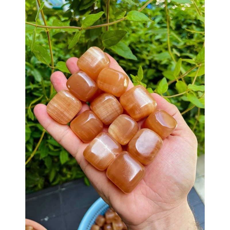 1 PC Honey Calcite Tumbled Stones - You Can Choose More Than One - Grade A