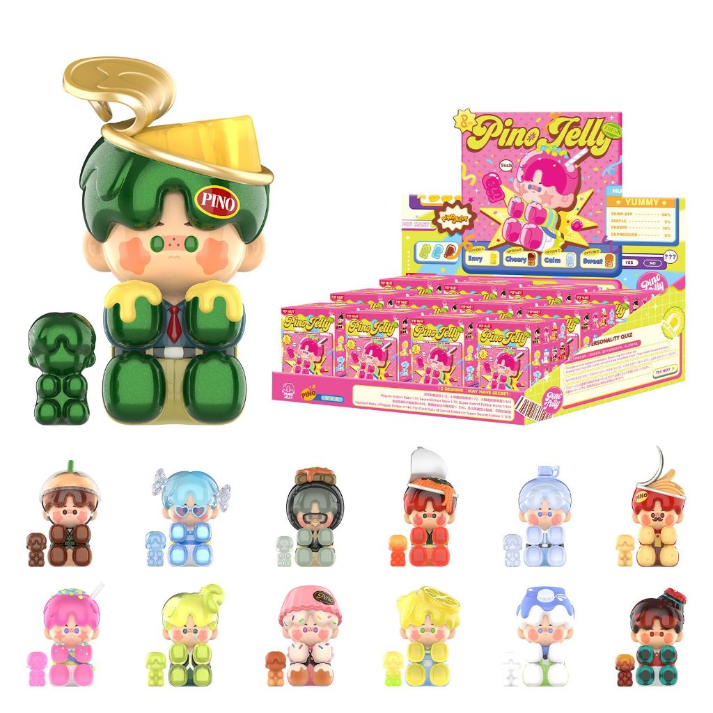 🌈 POP MART : PINO JELLY Fairyland Figurine จุ่มใน BOX 🌈 ลุ้น Secret ทุกกล่อง 🌈 ของแท้