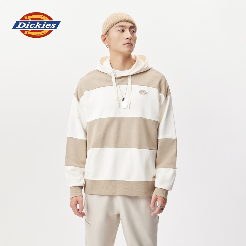 DICKIES MENS SWEATSHIRTS COLOR STRIPE, RIB CUFF เสื้อสเวตเตอร์ ผู้ชาย เสื้อกันหนาว