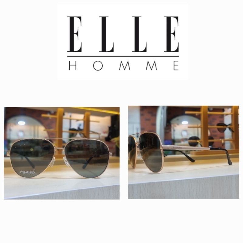 กรอบแว่นกันแดด ยี่ห้อ ELLE HOMME รุ่น15737  สีทอง