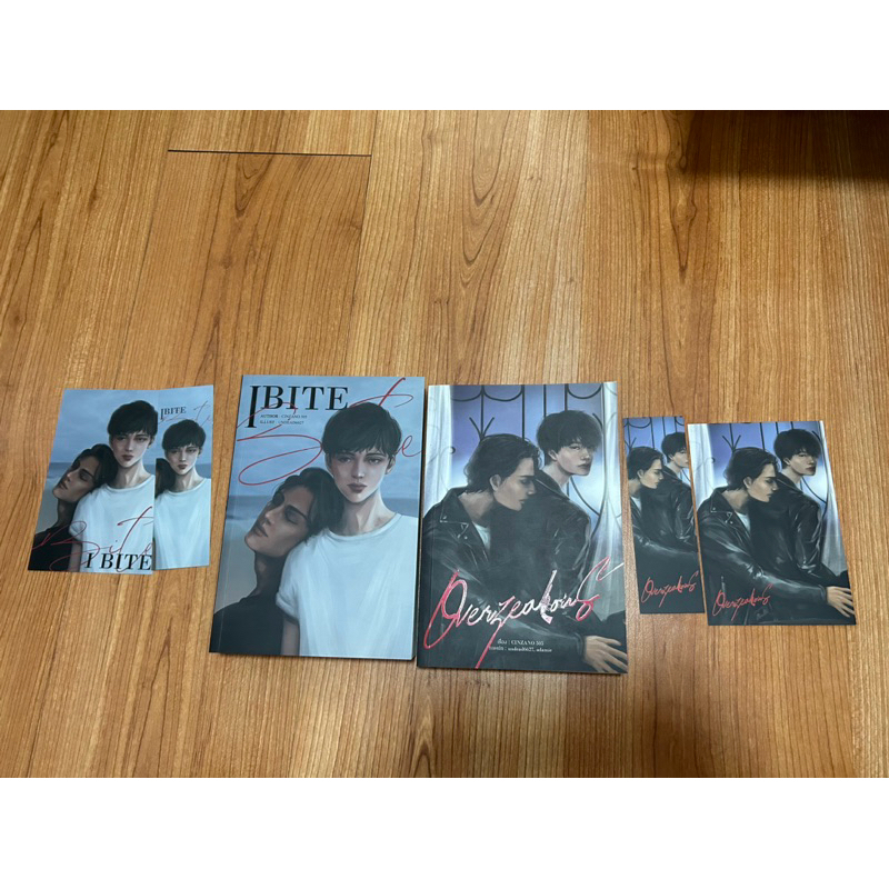 ขายคู่ 2เล่ม750฿ นิยายวาย I bite + Overzealous สภาพดี นามปากกา Cinzano 505 นิยายวายมือสอง นิยายY มือ
